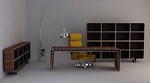 Haworth Mumbai executive desk
