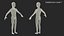 Mannequin Child Black Rigged for Maya