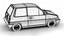 Honda City R 1985 3D-Modell