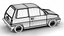 Honda City R 1985 3D-Modell