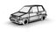 Honda City R 1985 3D-Modell