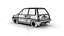 Honda City R 1985 3D-Modell