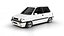 Honda City R 1985 3D-Modell
