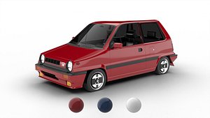 Honda City R 1985 3d model 3D model