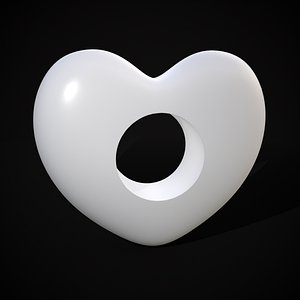 3D model Heart With Hole 3D Print