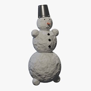 3D model Snowman