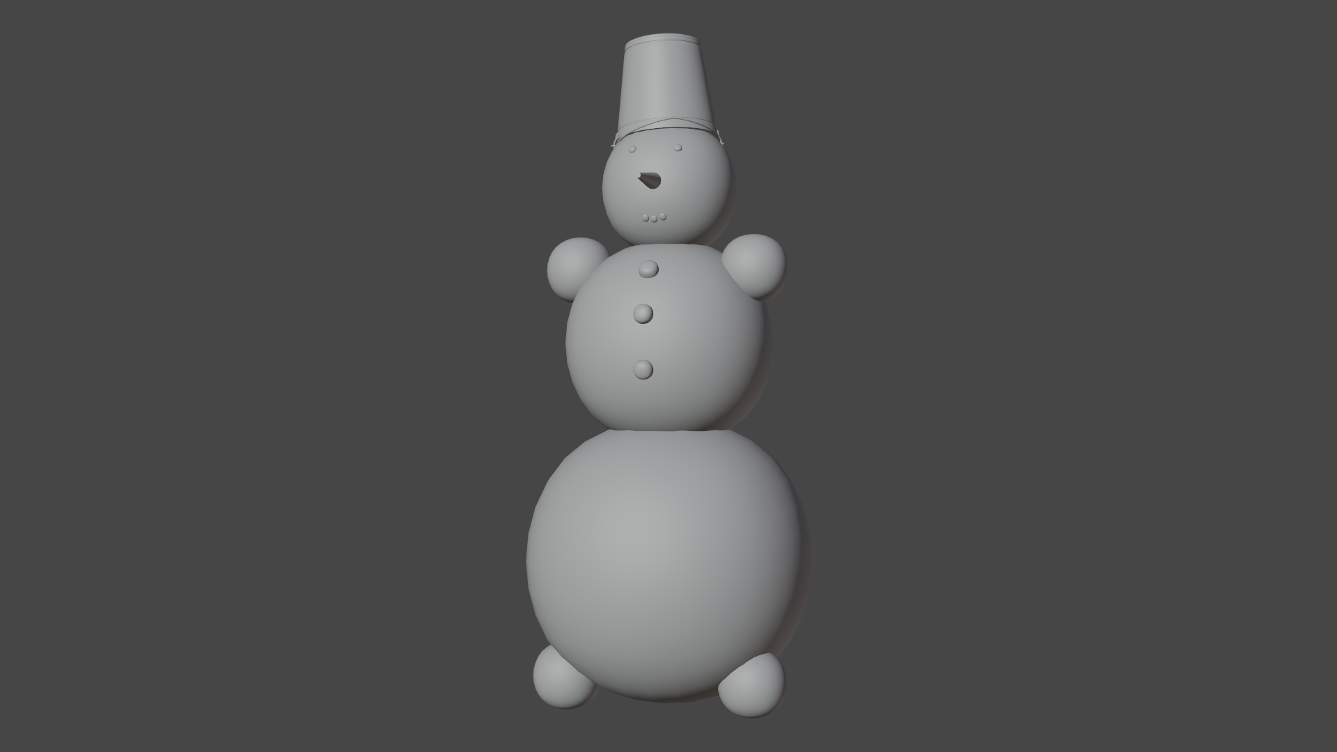 3D Model Snowman - TurboSquid 1830185