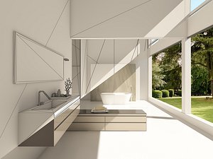 Bathroom 02 VR-ready lowpoly