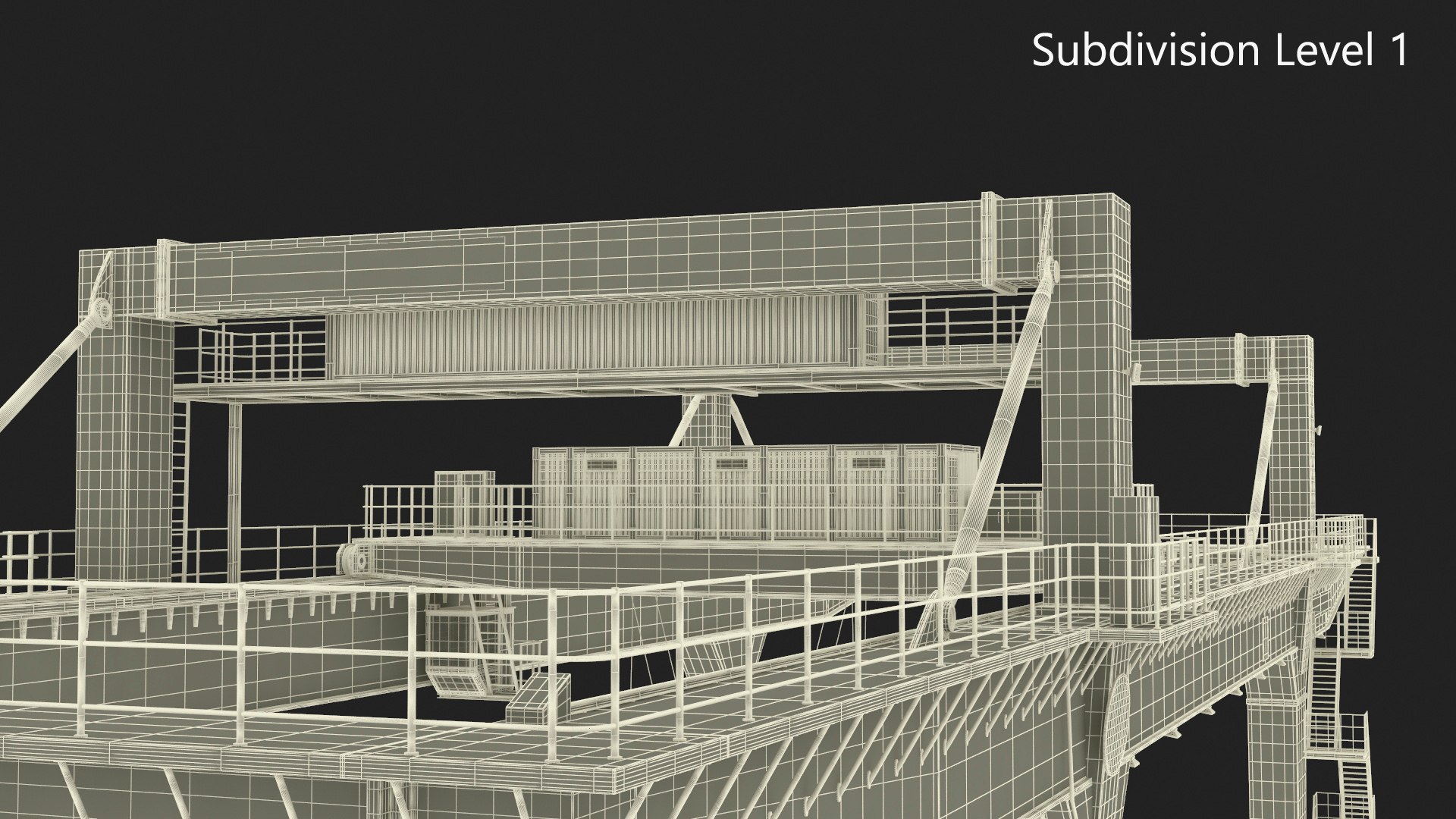 3D Gantry Crane Industrial - TurboSquid 2291248