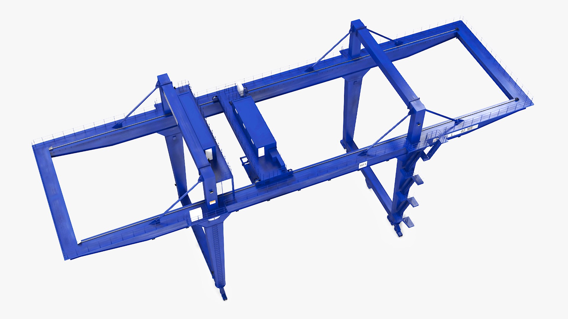3D Gantry Crane Industrial - TurboSquid 2291248