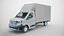Renault Master 2025 Lift Gate Box Truck 3D Model 3D model