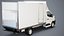 Renault Master 2025 Lift Gate Box Truck 3D Model 3D model