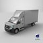 Renault Master 2025 Lift Gate Box Truck 3D Model 3D model
