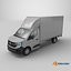 Renault Master 2025 Lift Gate Box Truck 3D Model 3D model