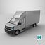 Renault Master 2025 Lift Gate Box Truck 3D Model 3D model