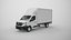 Renault Master 2025 Lift Gate Box Truck 3D Model 3D model