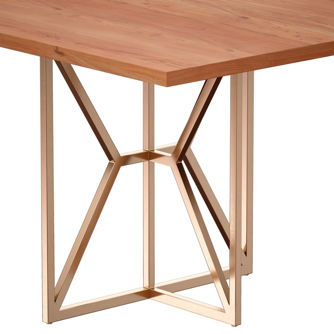 Hayes 94 Rectangular Dining Table 3D model - TurboSquid 1714945