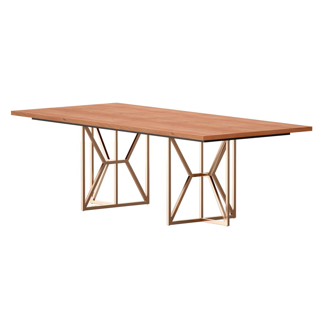 Hayes 94 Rectangular Dining Table 3D model - TurboSquid 1714945