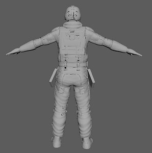 army soldier 3D model