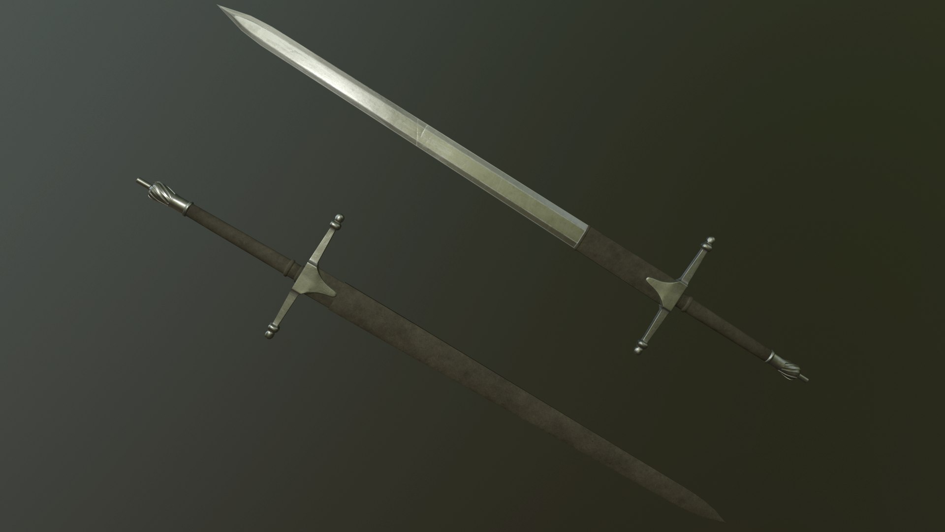 Free 3D Sword Longsword Weapon Model - TurboSquid 1406463