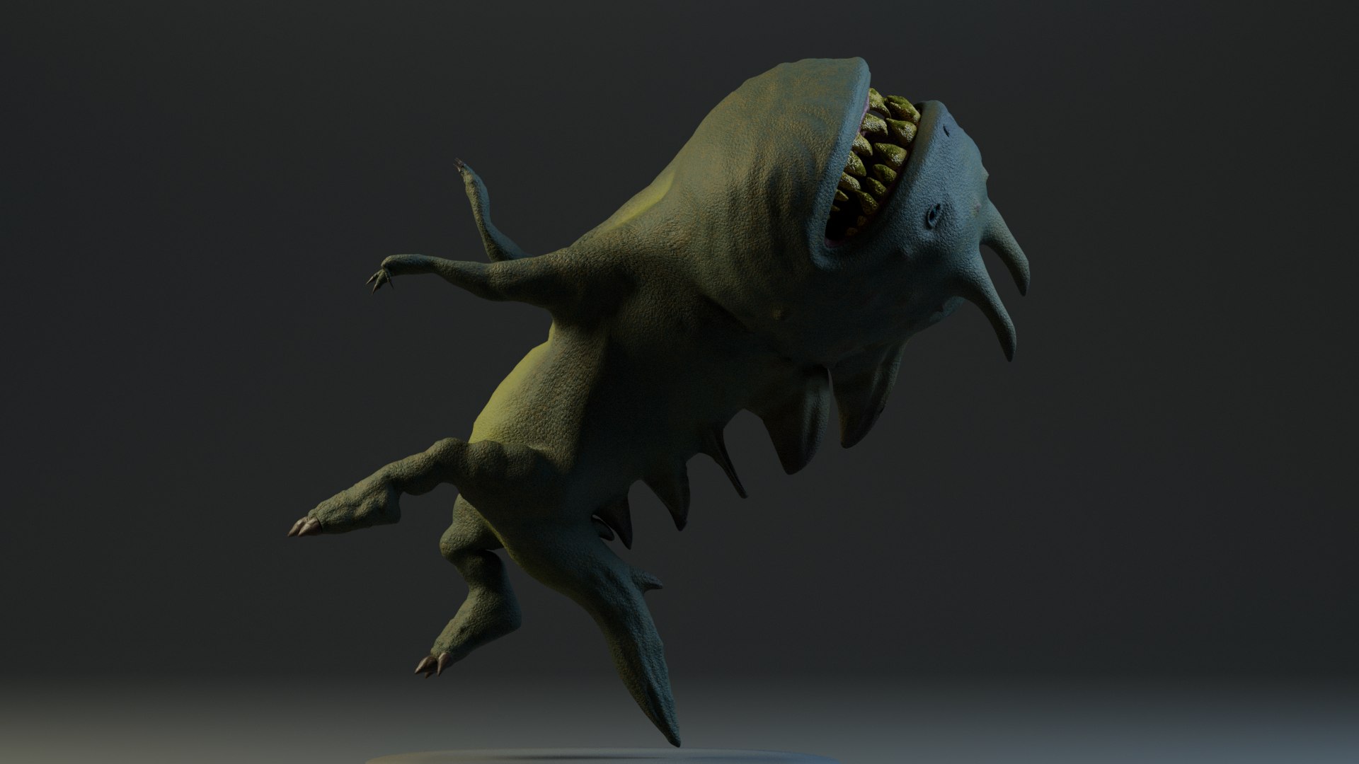 Realistic Monster Game-Ready Animated Low-poly 3D Model(1) 3D ...