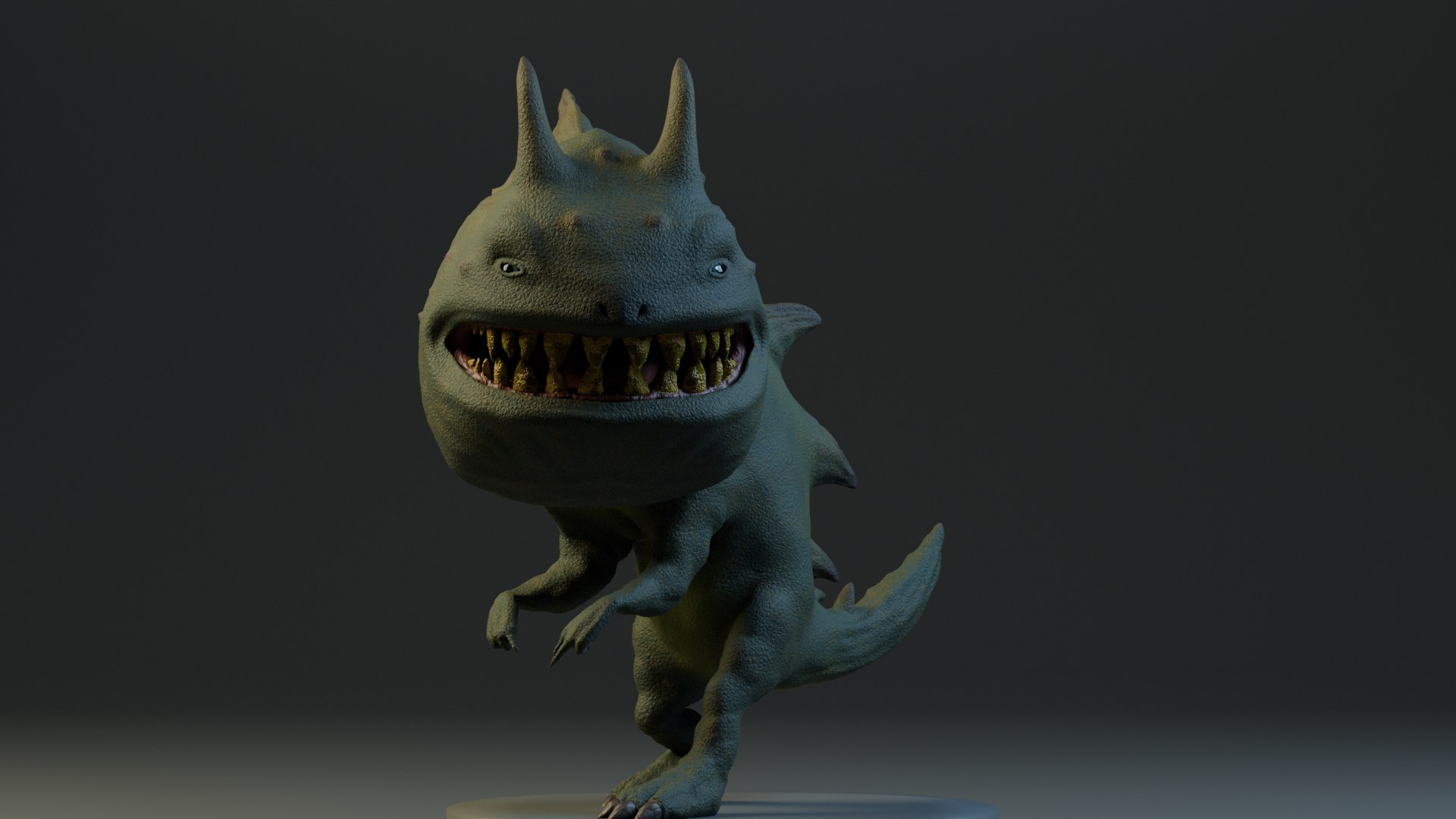 Realistic Monster Game-Ready Animated Low-poly 3D Model(1) 3D ...
