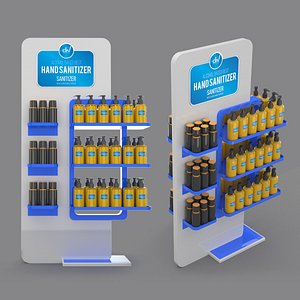 3D Products Display Shelves