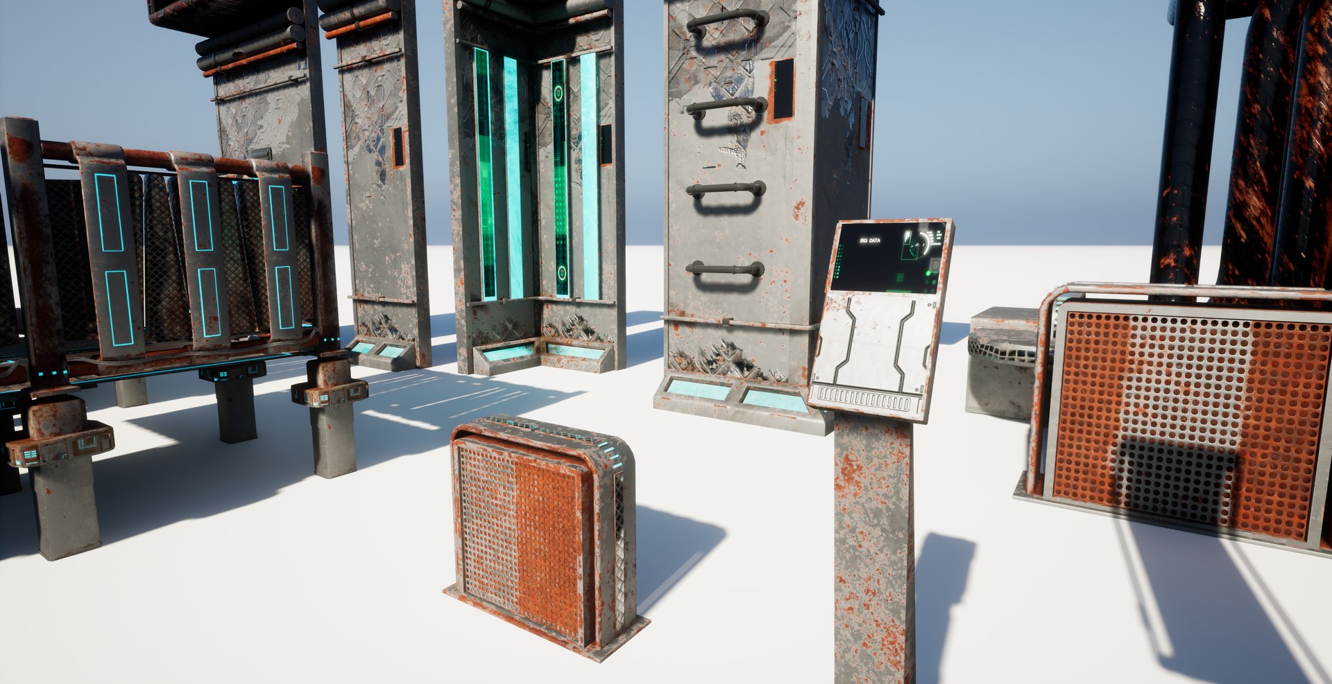 Cyberpunk Modular Set 3D Model - TurboSquid 2284021
