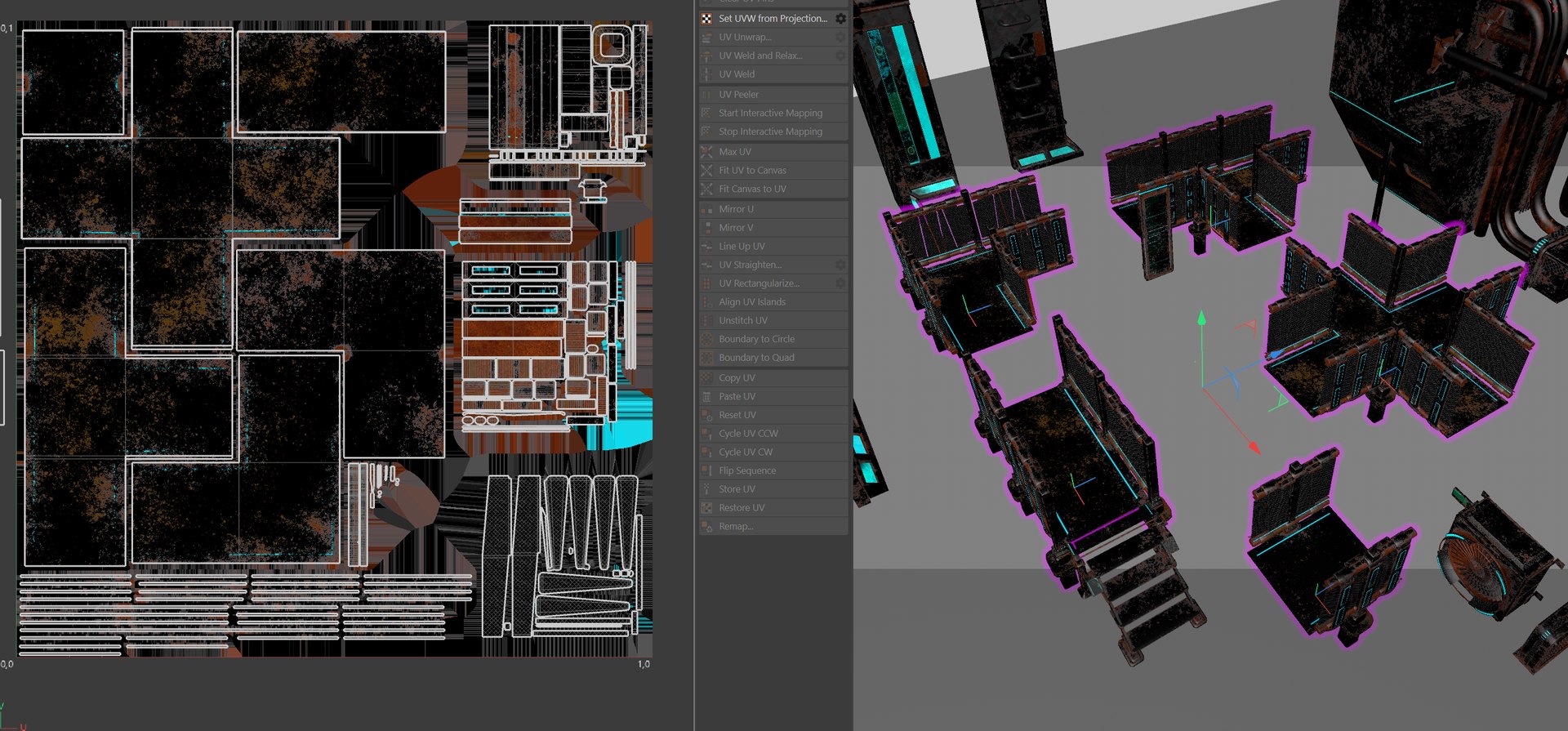 Cyberpunk Modular Set 3D Model - TurboSquid 2284021