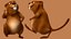 Cartoon Beaver Walking Pose