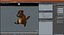 Cartoon Beaver Walking Pose