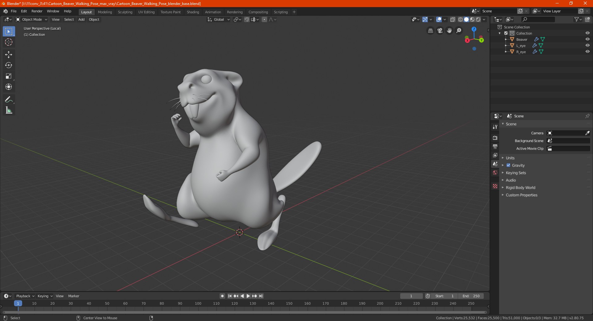 3D model Cartoon Beaver Walking Pose https://p.turbosquid.com/ts-thumb/Hp/9xh6ga/om/cartoonbeaverwalkingposec4dmodel023/jpg/1635540124/1920x1080/fit_q87/f2796cfa74bf8ebec6230218151fe6b34a819a35/cartoonbeaverwalkingposec4dmodel023.jpg