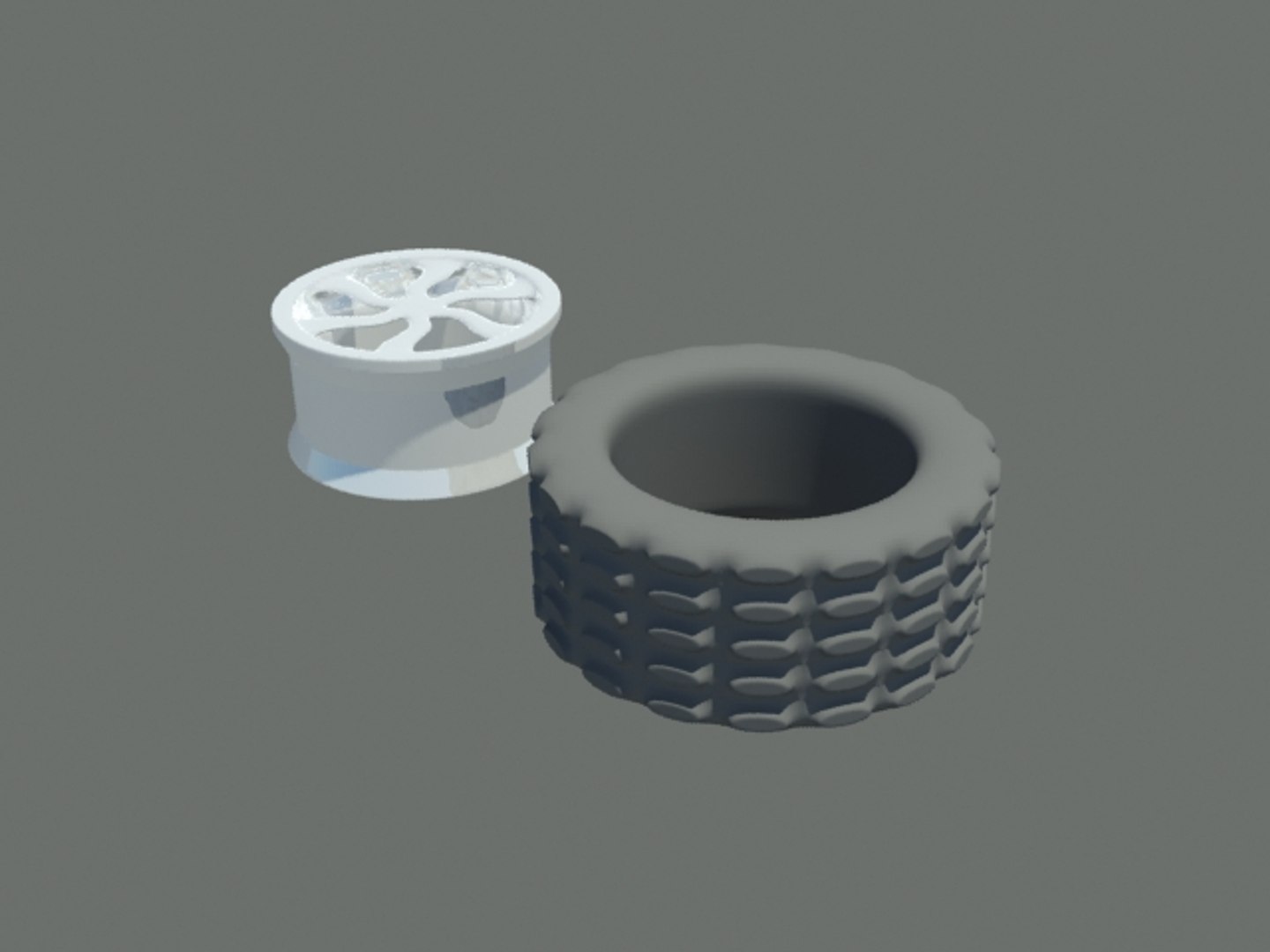 Wheel Off-road 3d Model