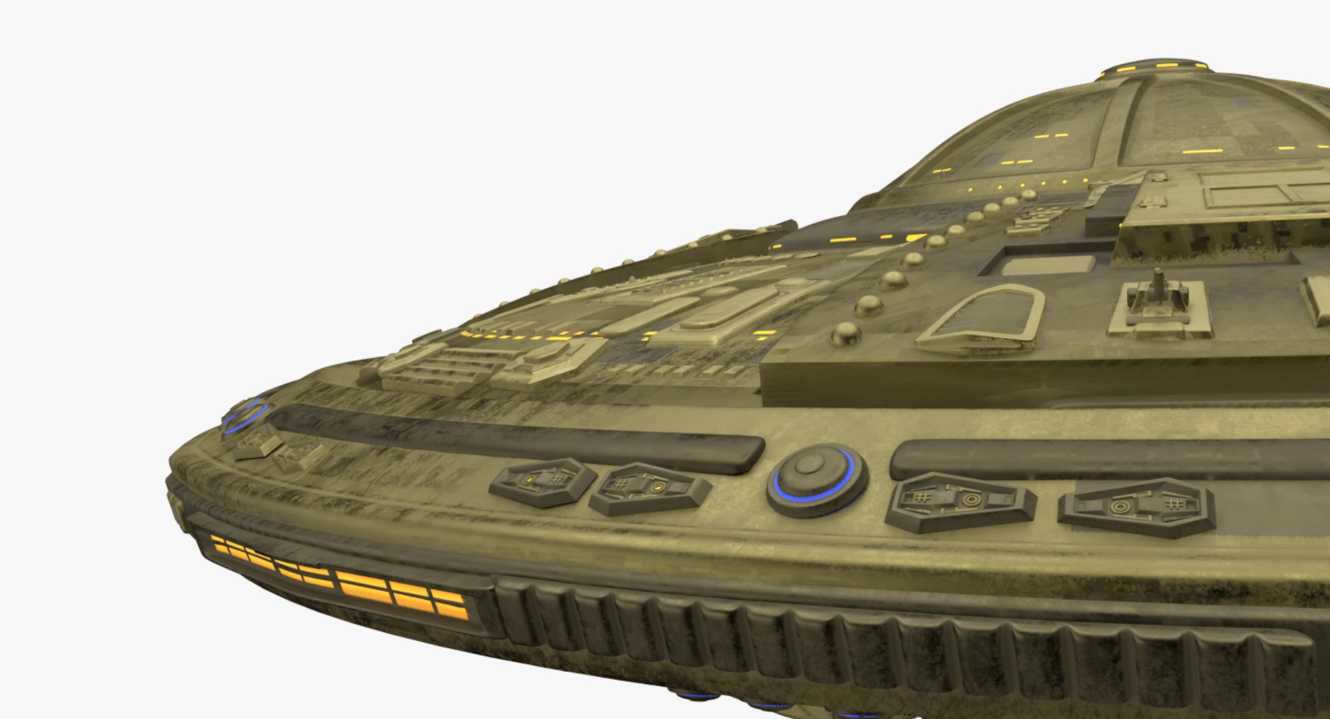 Dalek Command Saucer Pbr 3D Model - TurboSquid 1410797