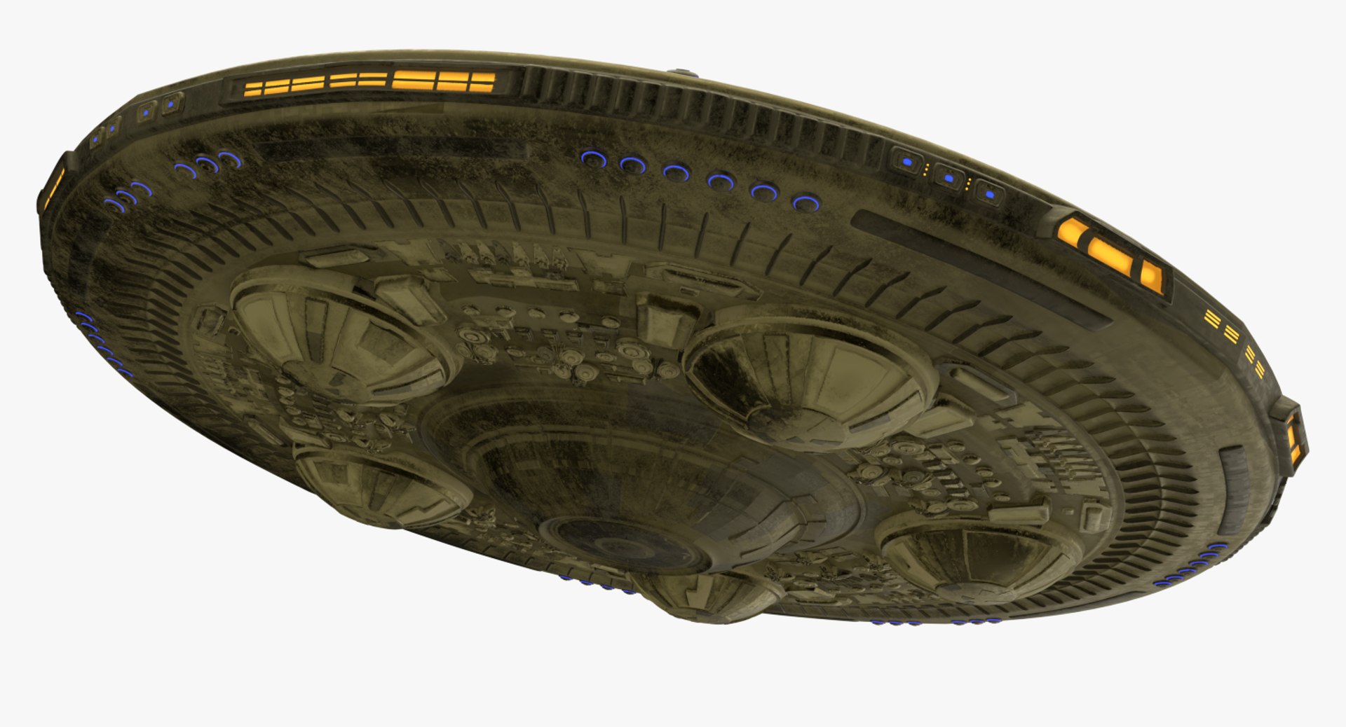 Dalek Command Saucer Pbr 3D Model - TurboSquid 1410797