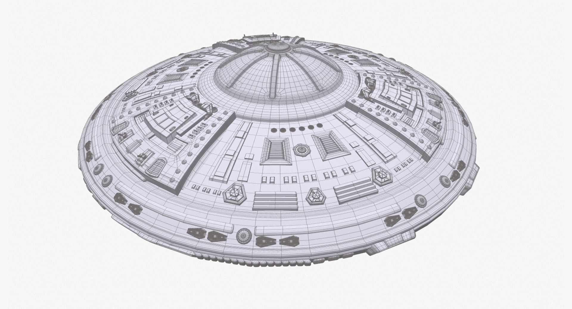 Dalek Command Saucer Pbr 3D Model - TurboSquid 1410797