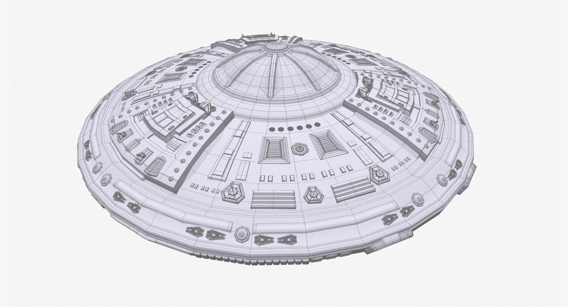 Dalek Command Saucer Pbr 3D Model - TurboSquid 1410797