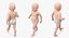 Baby Boy Walking Pose Modelo 3D