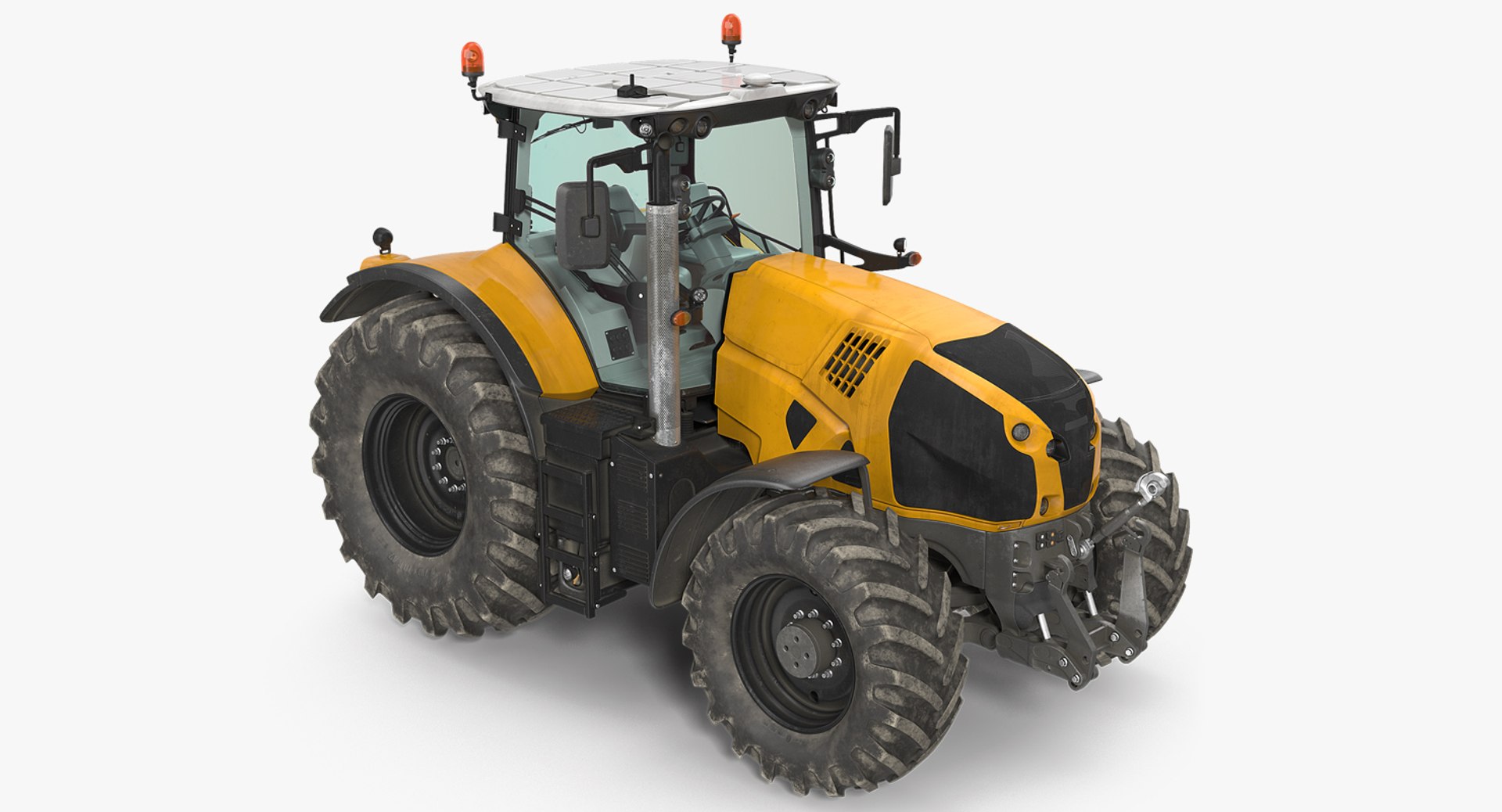 Tractor Dirty Generic 3D model preview