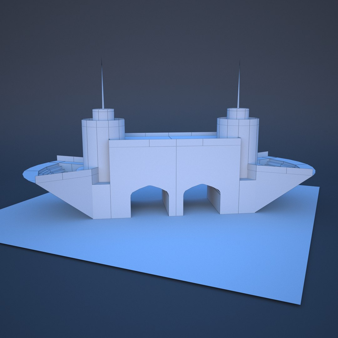 3D Muscat Gate Museum - TurboSquid 1610335