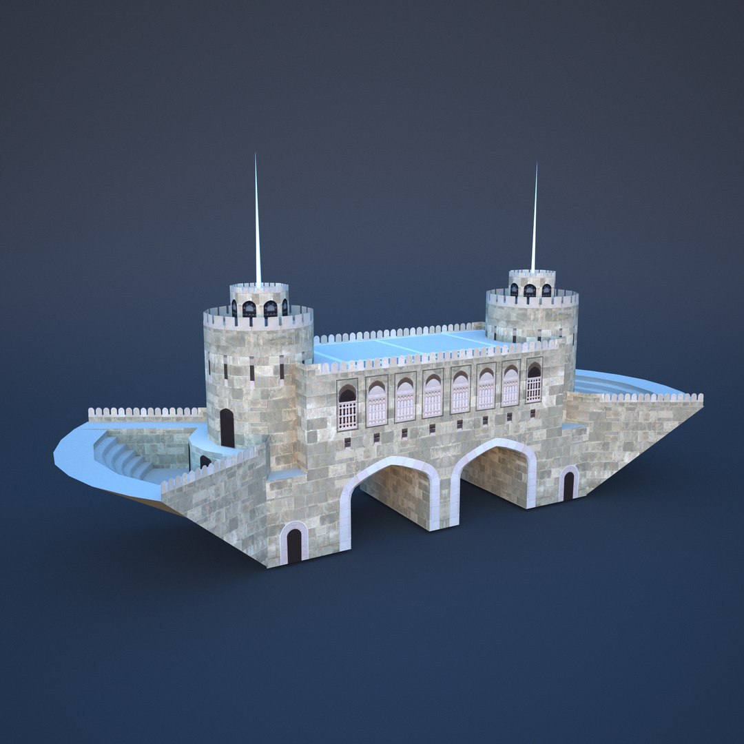 3D Muscat Gate Museum - TurboSquid 1610335