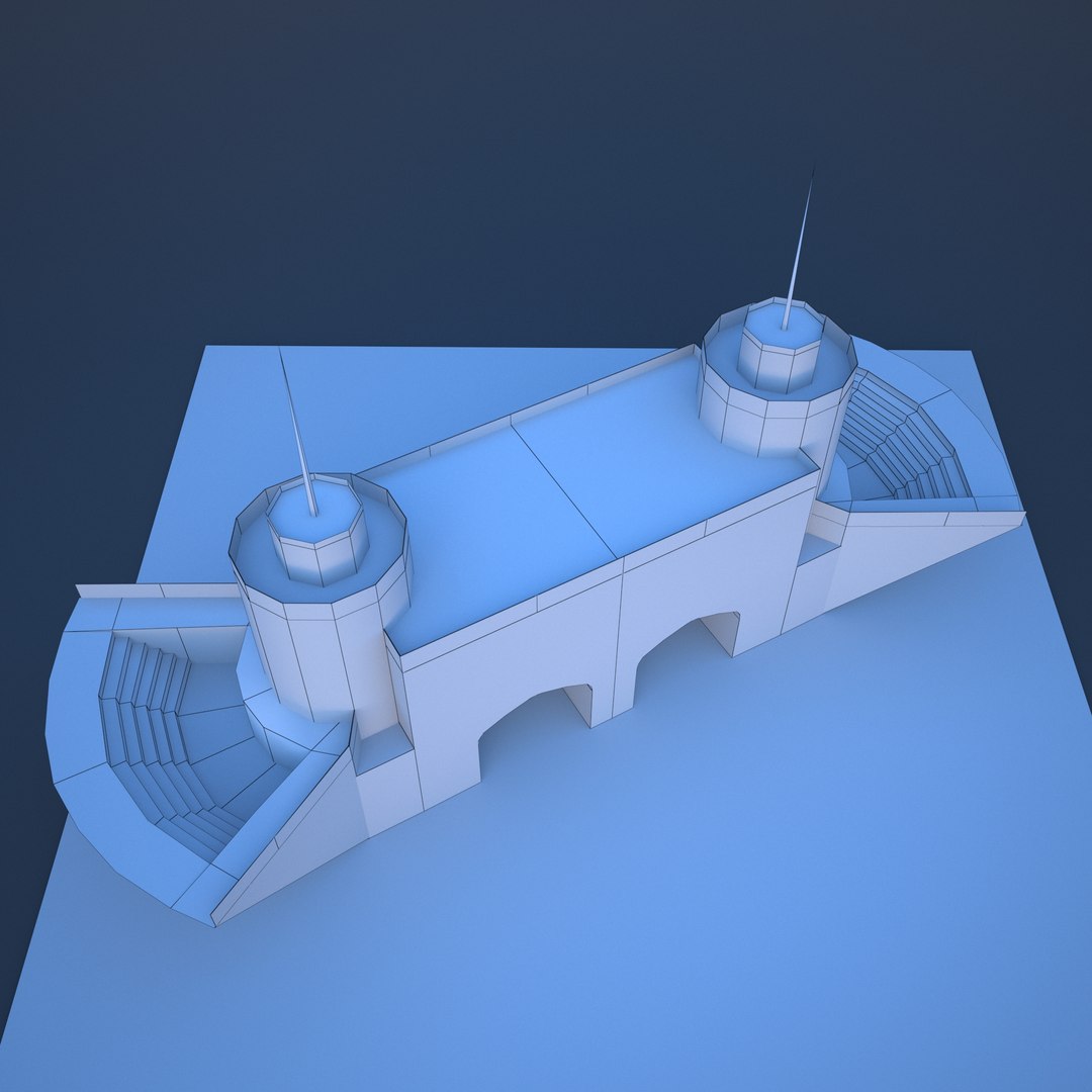 3D Muscat Gate Museum - TurboSquid 1610335
