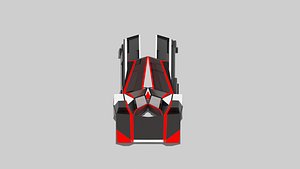 3D Science FictionFantasy Throne model
