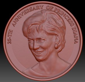 LADY DIANA  SPENCER PRINCESS 3D