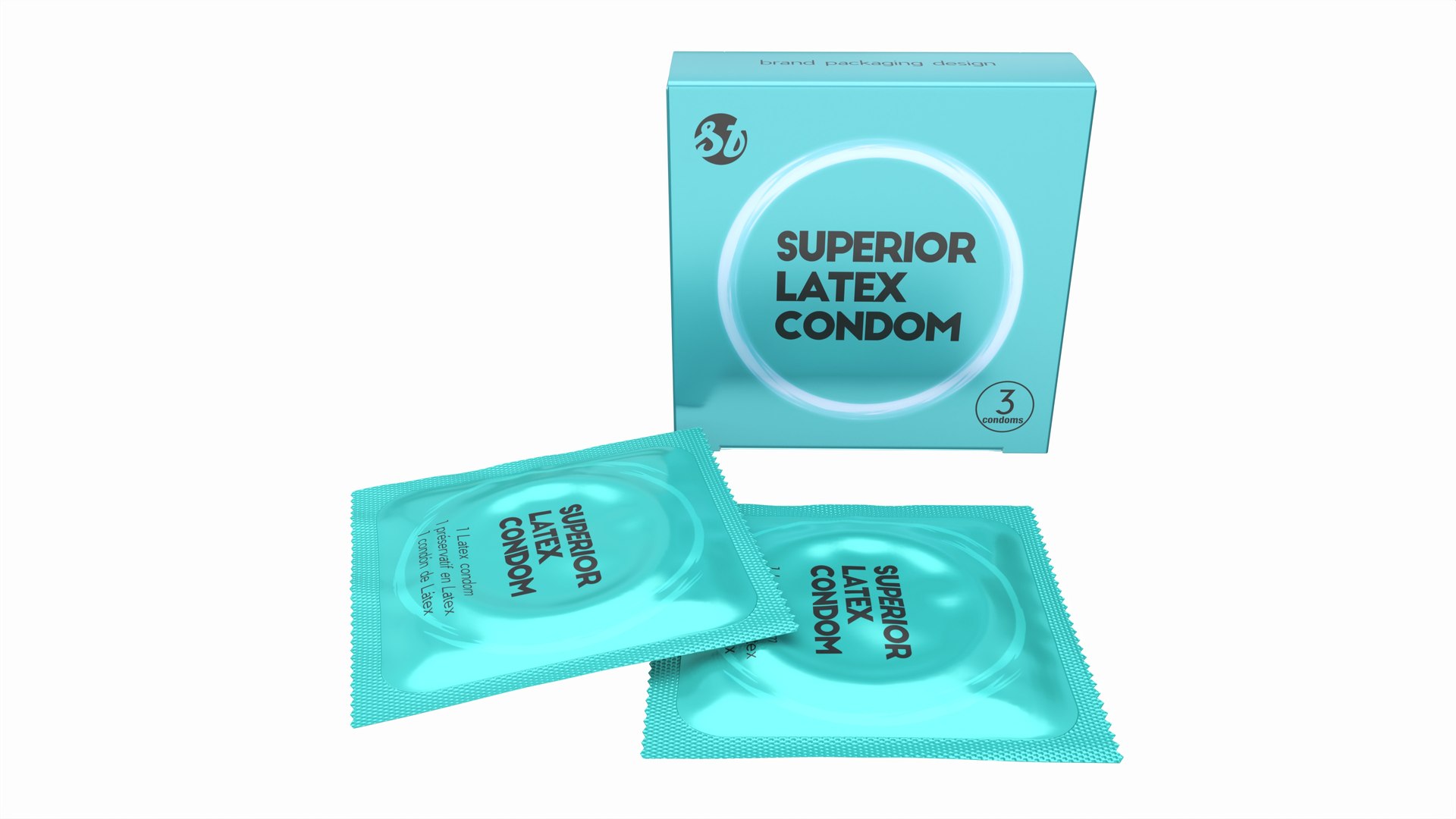 3D Condom Small Box With Packages 04 - TurboSquid 2277923