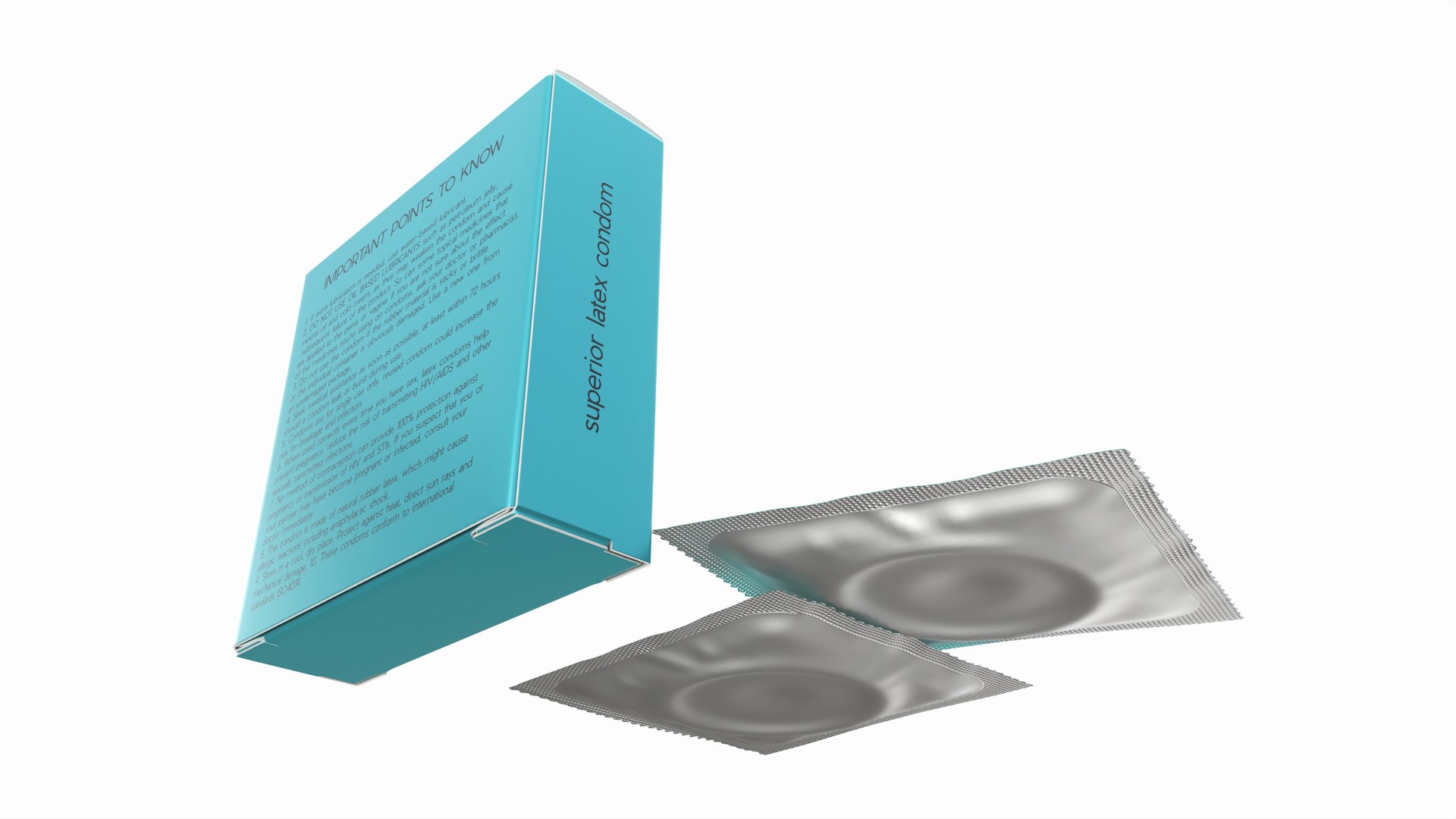3D Condom Small Box With Packages 04 - TurboSquid 2277923