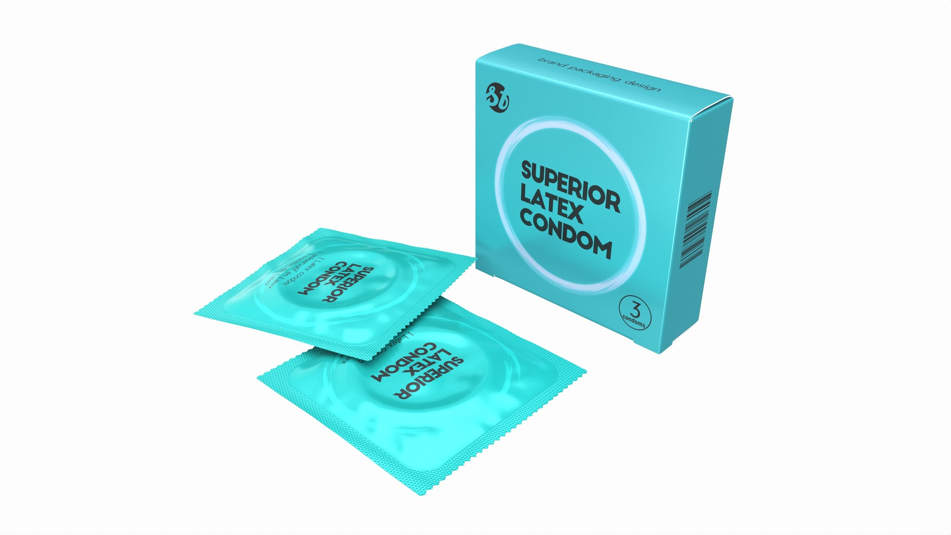 3D Condom Small Box With Packages 04 - TurboSquid 2277923