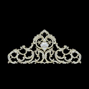 Carved decor Headboard
