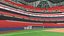 Baseball Stadium with Open Roof