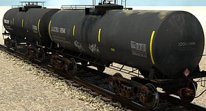 3D tank cars dot-111 model